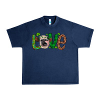 Navy Western St. Patrick's Day Love Cow Urban Heavy Tee - Artiststas