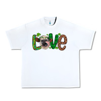 White Western St. Patrick's Day Love Cow Urban Heavy Tee - Artiststas