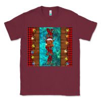 Burgundy nana highland cow Christmas Classic Tee - BarkalooDesign
