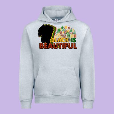Black Is Beautiful Urban Hoodie Designed By Howdyjamesfarm