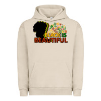 Pigment French Oak Black is beautiful Urban Hoodie - HowdyJamesFarm