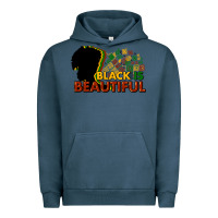Pigment Midnight Navy Black is beautiful Urban Hoodie - HowdyJamesFarm