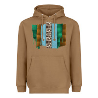 Toasted Coconut Western Farm Life Cowhide Brush Strokes Heavyweight Hoodie - Bettercallsaul