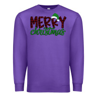 Purple Merry Christmas Premium Sweatshirt - Bettercallsaul