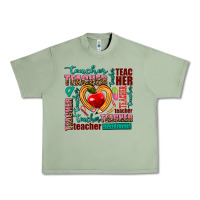Oil Green teacher Urban Heavy Tee - AdoDesignShop