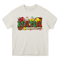 Cream mama softball Heavy Core Tee - Zillion Design Studio