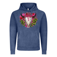 Vintage Denim bull skull cactus valentines Vintage Hoodie - JahusDesignShop