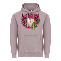 Vintage Zinc bull skull cactus valentines Vintage Hoodie - JahusDesignShop