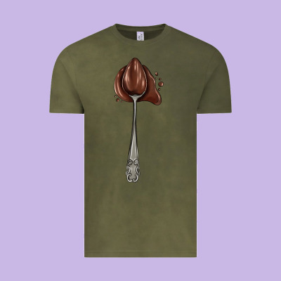Spoon With Chocolate Vintage Tee Designed By Adodesignshop