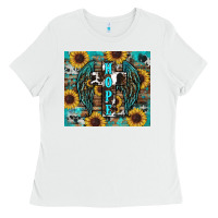 White western hope sunflower's Ladies Tee - RanaPortraitStore