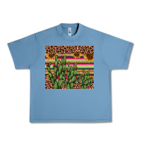 Pebble Blue cactus serape Urban Heavy Tee - AdoDesignShop