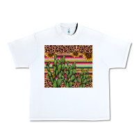 White cactus serape Urban Heavy Tee - AdoDesignShop