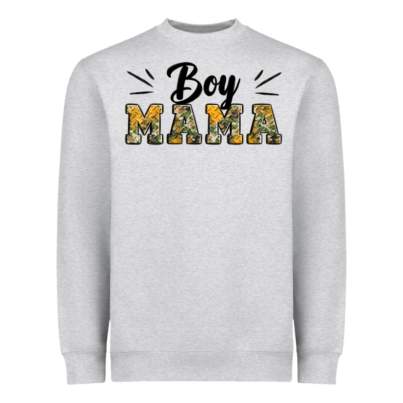 Boy Mama Camouflage Pattern Mother's Day Heavyweight Sweatshirt by Artiststas | Teevron