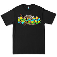 Black bartender Premium Tee - Zillion Design Studio