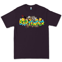 Plum bartender Premium Tee - Zillion Design Studio