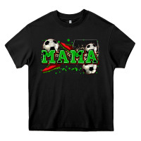 Black mama soccer Heavy Core Tee - Zillion Design Studio