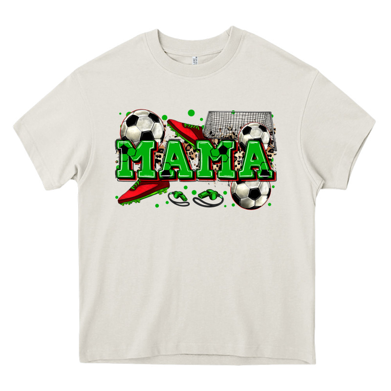 Mama Soccer Heavy Core Tee by Zillion Design Studio | Teevron