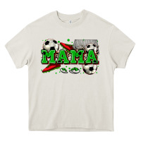Cream mama soccer Heavy Core Tee - Zillion Design Studio