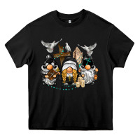 Black pastor nun religious gnome Heavy Core Tee - BarkalooDesign