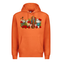 Carrot Lady of Guadalupe Coffee Cups Premium Hoodie - texasbilliewilder