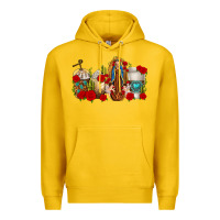 Lemon Lady of Guadalupe Coffee Cups Premium Hoodie - texasbilliewilder