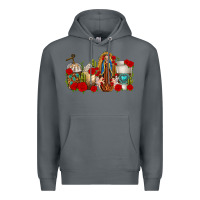 Rock Lady of Guadalupe Coffee Cups Premium Hoodie - texasbilliewilder