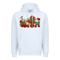 White Lady of Guadalupe Coffee Cups Premium Hoodie - texasbilliewilder