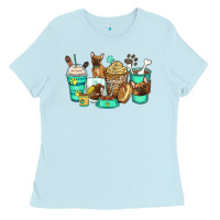 French Bulldog Coffee Cups Ladies Tee | Teevron