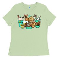 Matcha french bulldog coffee cups Ladies Tee - Zillion Design Studio