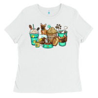White french bulldog coffee cups Ladies Tee - Zillion Design Studio