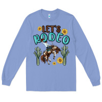 Colony Blue let's rodeo Long Sleeve Tee - MaliasSmallBusiness