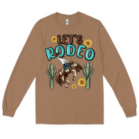 Toasted Coconut let's rodeo Long Sleeve Tee - MaliasSmallBusiness