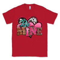 Red valentines day western hearts be mine Classic Tee - Jasminsmagicworld