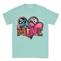 Seafoam valentines day western hearts be mine Classic Tee - Jasminsmagicworld