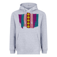 Heather Grey Western Farm Life Sunflower Brush Strokes Heavyweight Hoodie - Bettercallsaul