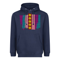 Navy Western Farm Life Sunflower Brush Strokes Heavyweight Hoodie - Bettercallsaul