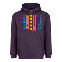 Plum Western Farm Life Sunflower Brush Strokes Heavyweight Hoodie - Bettercallsaul