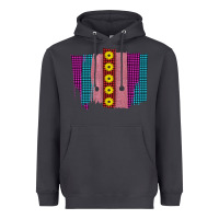 Smoke Western Farm Life Sunflower Brush Strokes Heavyweight Hoodie - Bettercallsaul