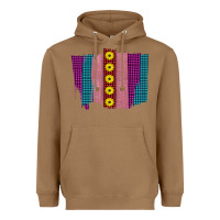 Toasted Coconut Western Farm Life Sunflower Brush Strokes Heavyweight Hoodie - Bettercallsaul