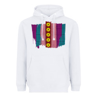 White Western Farm Life Sunflower Brush Strokes Heavyweight Hoodie - Bettercallsaul