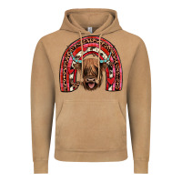Vintage Camel valentines highland cow rainbow Vintage Hoodie - JahusDesignShop