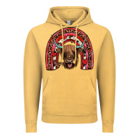 Valentines Highland Cow Rainbow Vintage Hoodie | Teevron