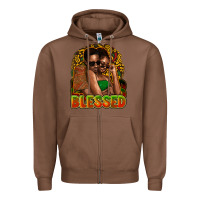 Chestnut black couple blessed Zipper Hoodie - NancyCooperArtShop