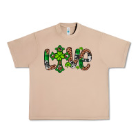 Burro Western St. Patrick's Day Love Cross Urban Heavy Tee - Artiststas