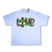 Grape Ice Western St. Patrick's Day Love Cross Urban Heavy Tee - Artiststas