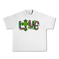 Lunar Rock Western St. Patrick's Day Love Cross Urban Heavy Tee - Artiststas