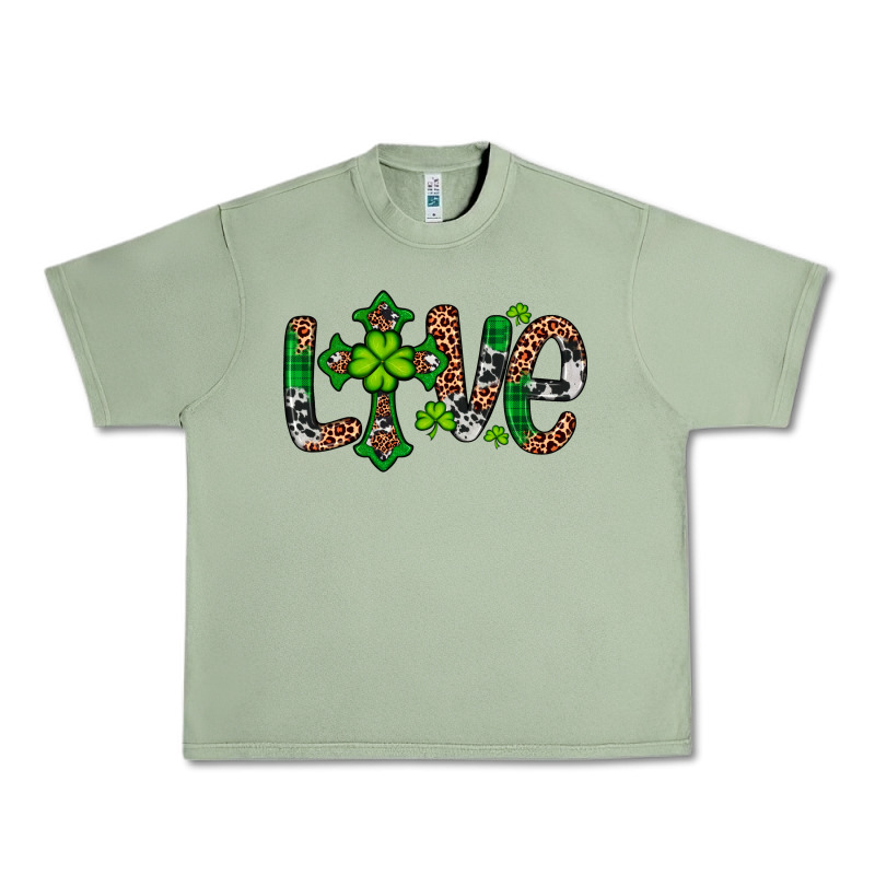Western St. Patrick's Day Love Cross Urban Heavy Tee by Artiststas | Teevron