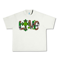 Pistachio Western St. Patrick's Day Love Cross Urban Heavy Tee - Artiststas
