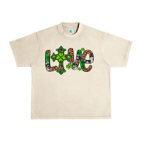 Sandshell Western St. Patrick's Day Love Cross Urban Heavy Tee - Artiststas
