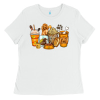 White cocker spaniel coffee cups Ladies Tee - Zillion Design Studio